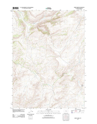 Sheep Creek, WY (2012, 24000-Scale) Preview 1