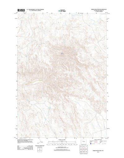 Sheep Mountain, WY (2012, 24000-Scale) Preview 1