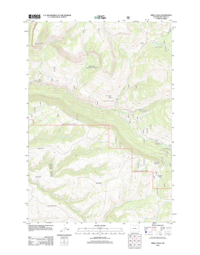 Shell Falls, WY (2012, 24000-Scale) Preview 1
