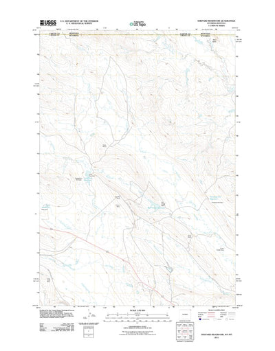 Shepard Reservoir, WY-MT (2011, 24000-Scale) Preview 1