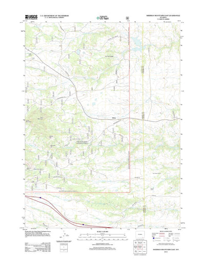 Sherman Mountains East, WY (2012, 24000-Scale) Preview 1