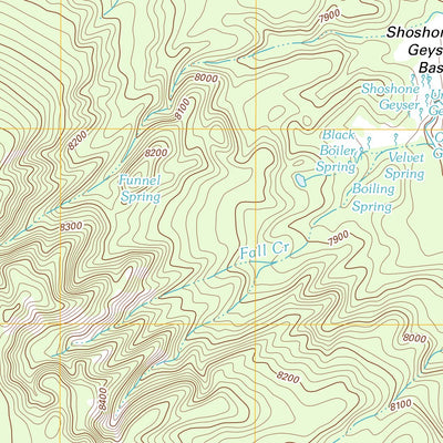 Shoshone Geyser Basin, WY (2012, 24000-Scale) Preview 3