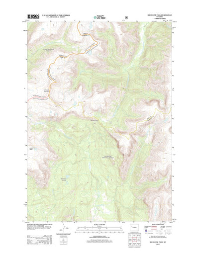 Shoshone Pass, WY (2012, 24000-Scale) Preview 1