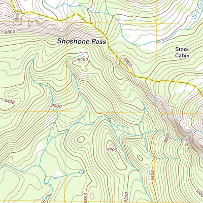 Shoshone Pass, WY (2012, 24000-Scale) Preview 2