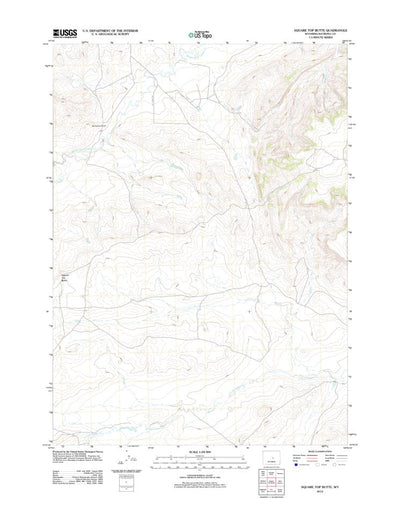 Square Top Butte, WY (2012, 24000-Scale) Preview 1