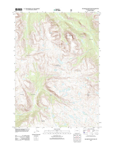 Squaretop Mountain, WY (2012, 24000-Scale) Preview 1