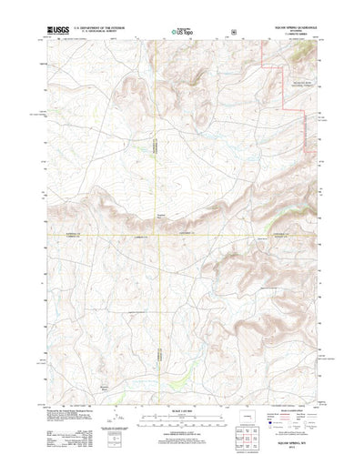 Squaw Spring, WY (2012, 24000-Scale) Preview 1