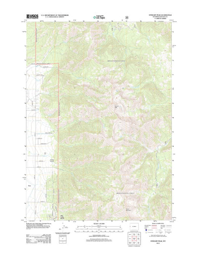 Stewart Peak, WY (2012, 24000-Scale) Preview 1