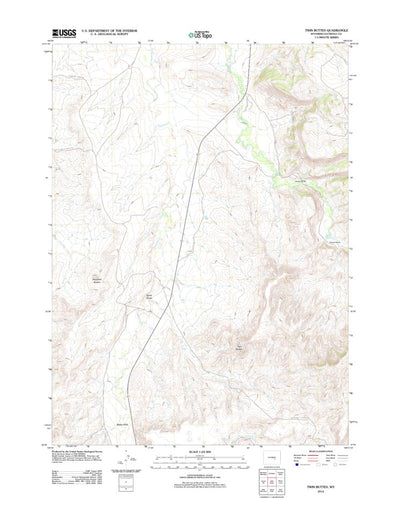 Twin Buttes, WY (2012, 24000-Scale) Preview 1