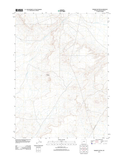 Whiskey Buttes, WY (2012, 24000-Scale) Preview 1