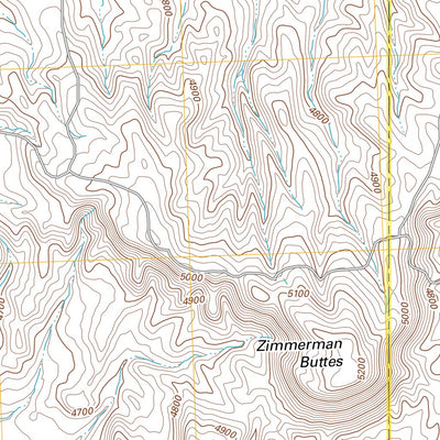 Zimmerman Buttes, WY (2012, 24000-Scale) Preview 3
