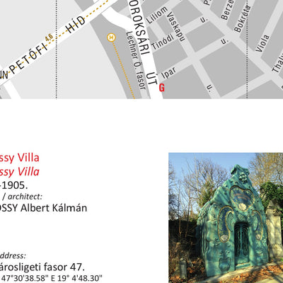 A&Z Cartography Budapest Art Nouveau Architecture Guide digital map