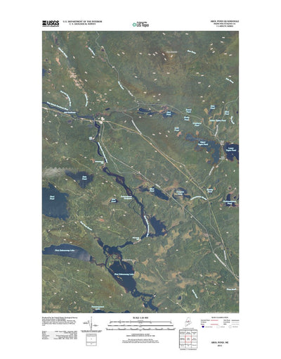 ad nauseam Maine - Abol Pond - Baxter State Park digital map