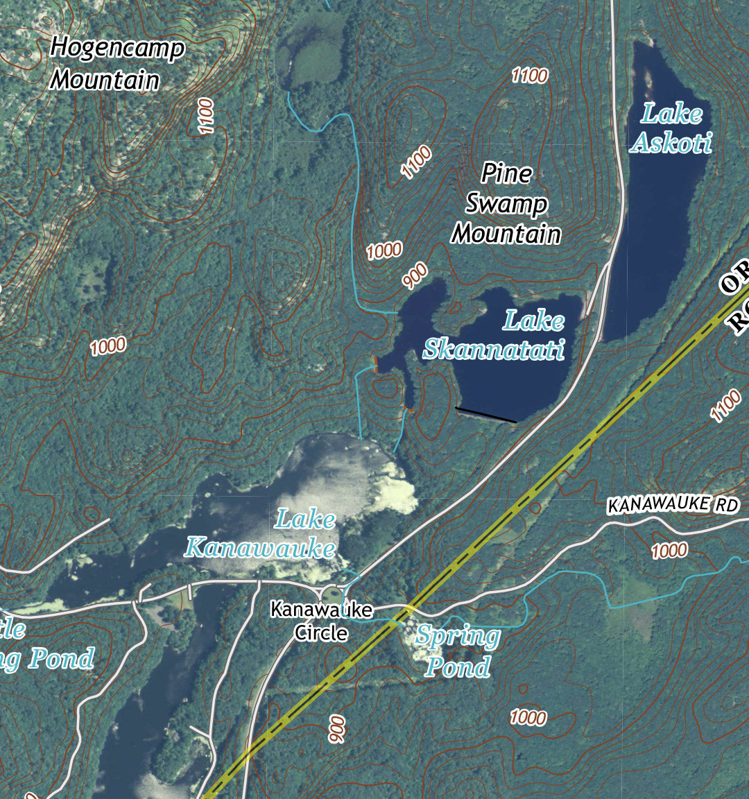 New York Thiells Harriman State Park map by ad nauseam Avenza Maps