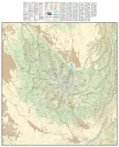 Adventure Maps, Inc. Eagle Cap Wilderness/Wallowa Mountains, Oregon Trail Map digital map