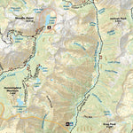 Adventure Maps, Inc. Eagle Cap Wilderness/Wallowa Mountains, Oregon Trail Map digital map