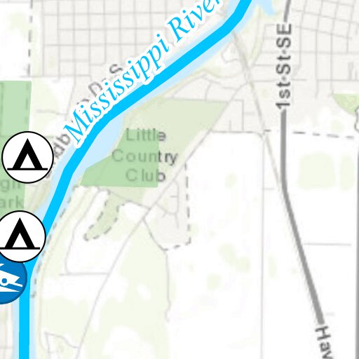 Maple Island Park to Blanchard Dam Map by Aitkin County Avenza Maps
