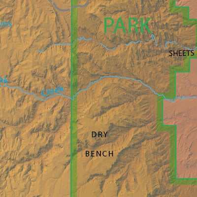 AMG Maps Capitol Reef National Park digital map