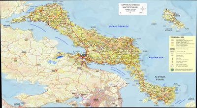 Anavasi editions Euboea, Greece digital map