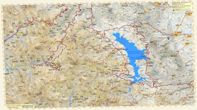 Anavasi editions Plastira Lake Northern Agrafa, Thessaly, Greece digital map
