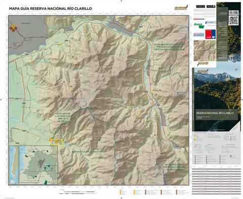 Andeshandbook Parque Nacional Rio Clarillo (Lado A) digital map