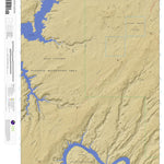 Apogee Mapping, Inc. Alcove Canyon, Utah 7.5 Minute Topographic Map - Color Hillshade digital map