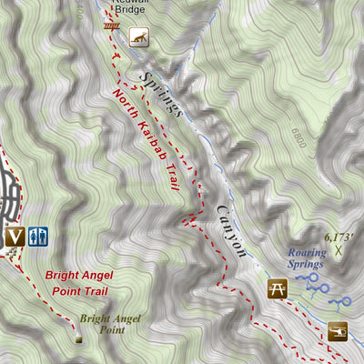 Apogee Mapping, Inc. Bright Angel Point, Arizona 7.5 Minute Topographic Map digital map