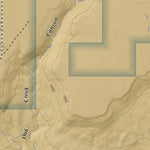 Apogee Mapping, Inc. Burnt Cabin Creek, Utah 7.5 Minute Topographic Map - Color Hillshade digital map