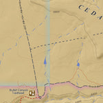 Apogee Mapping, Inc. Cedar Mesa North, Utah 7.5 Minute Topographic Map - Color Hillshade digital map