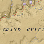 Apogee Mapping, Inc. Cedar Mesa North, Utah 7.5 Minute Topographic Map - Color Hillshade digital map