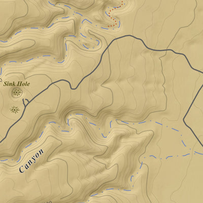 Apogee Mapping, Inc. Coyote Buttes, Arizona 7.5 Minute Topographic Map - Color Hillshade digital map