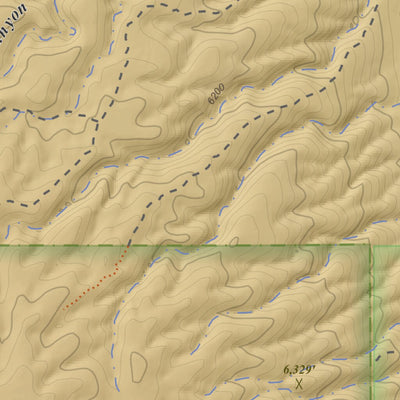 Apogee Mapping, Inc. Coyote Buttes, Arizona 7.5 Minute Topographic Map - Color Hillshade digital map