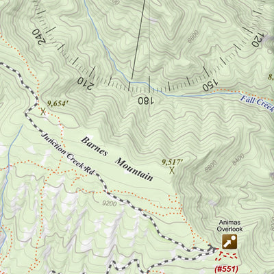 Apogee Mapping, Inc. Durango, Colorado 15 Minute Topographic Map digital map