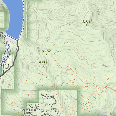 Apogee Mapping, Inc. Forest Lakes, Colorado 15 Minute Topographic Map digital map