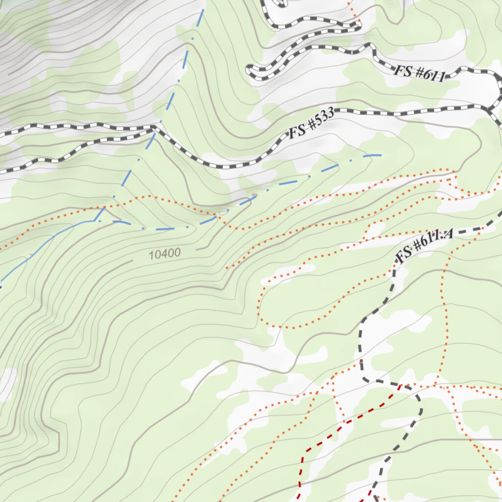 Groundhog Mountain, Colorado 7.5 Minute Topographic Map by Apogee