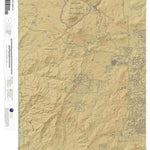 Apogee Mapping, Inc. Iron Springs, Arizona 7.5 Minute Topographic Map - Color Hillshade digital map