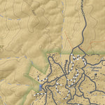 Apogee Mapping, Inc. Iron Springs, Arizona 7.5 Minute Topographic Map - Color Hillshade digital map