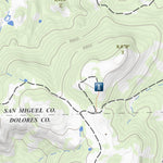 Apogee Mapping, Inc. Lone Cone, Colorado 7.5 Minute Topographic Map digital map