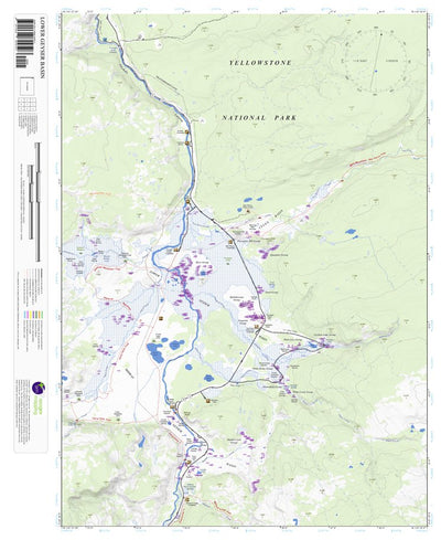 Apogee Mapping, Inc. Lower Geyser Basin, Wyoming 7.5 Minute Topographic Map digital map