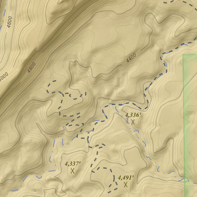 Apogee Mapping, Inc. Mikes Mesa, Utah 7.5 Minute Topographic Map - Color Hillshade digital map