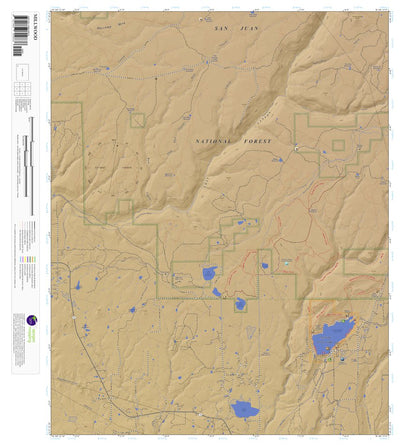 Apogee Mapping, Inc. Millwood, Colorado 7.5 Minute Topographic Map - Color Hillshade digital map