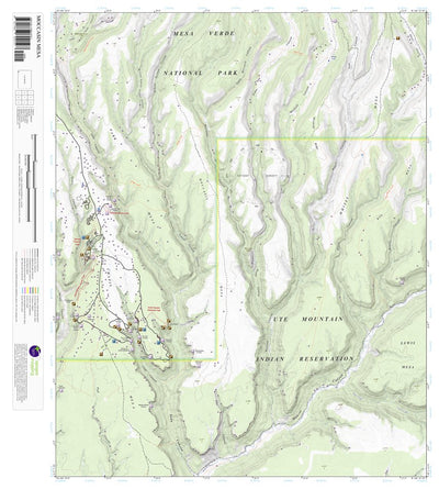 Apogee Mapping, Inc. Moccasin Mesa, Colorado 7.5 Minute Topographic Map digital map
