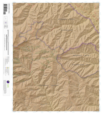 Apogee Mapping, Inc. Monument Hill, Colorado 7.5 Minute Topographic Map - Color Hillshade digital map