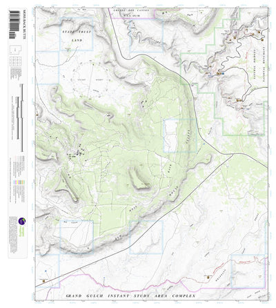 Apogee Mapping, Inc. Moss Back Butte, Utah 7.5 Minute Topographic Map digital map
