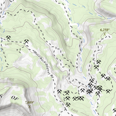 Apogee Mapping, Inc. Moss Back Butte, Utah 7.5 Minute Topographic Map digital map