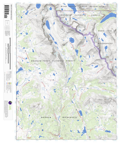 Apogee Mapping, Inc. Mount Bonneville, Wyoming 7.5 Minute Topographic Map digital map