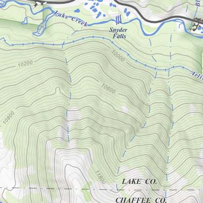 Apogee Mapping, Inc. Mount Elbert, Colorado 7.5 Minute Topographic Map digital map
