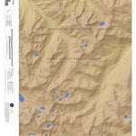 Apogee Mapping, Inc. Mount McGuire, Idaho 7.5 Minute Topographic Map - Color Hillshade digital map