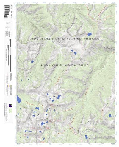 Apogee Mapping, Inc. Mount McGuire, Idaho 7.5 Minute Topographic Map digital map