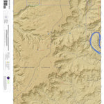Apogee Mapping, Inc. Musselman Arch, Utah 7.5 Minute Topographic Map - Color Hillshade digital map